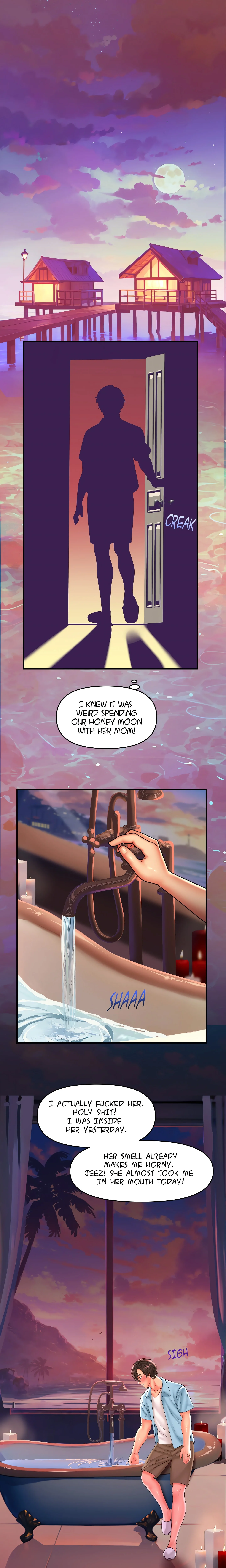 Honeymoon with my mother-in-law (Uncensored) chapter 6 page 1
