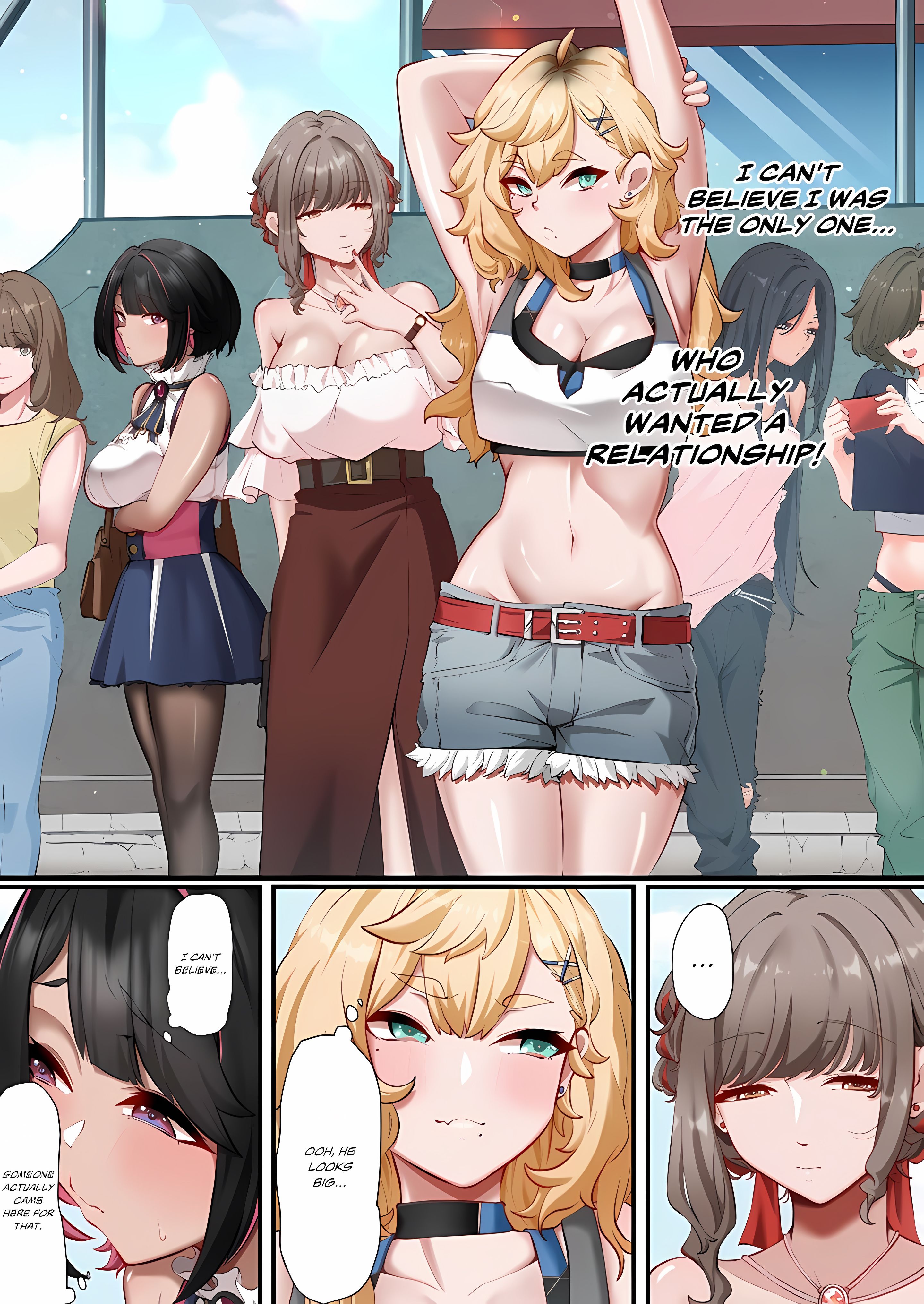 Hot Spring Love Affair: I'm Looking for a Girlfriend, but These Girls Just Want Sex! chapter 1 page 2