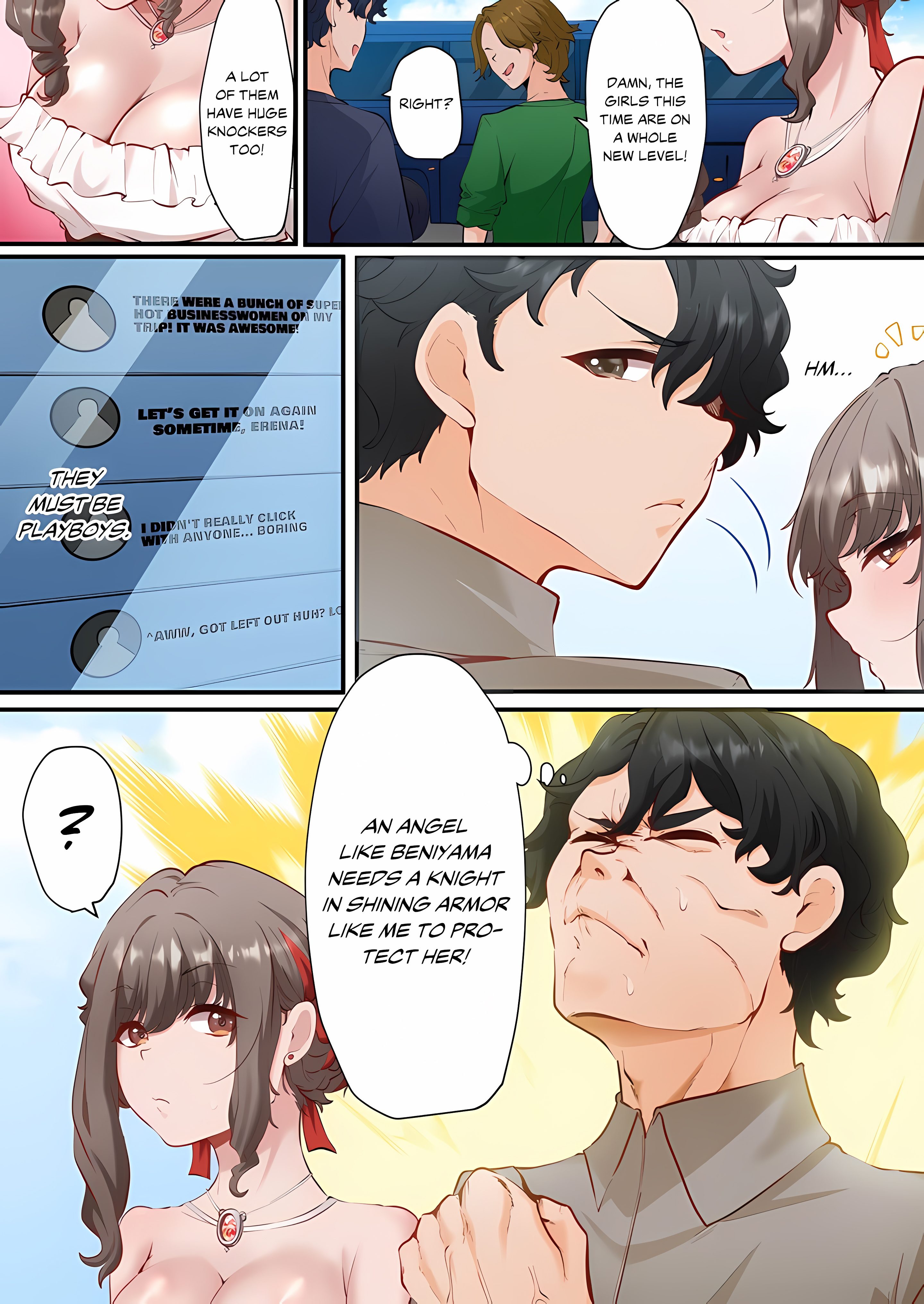 Hot Spring Love Affair: I'm Looking for a Girlfriend, but These Girls Just Want Sex! chapter 1 page 4
