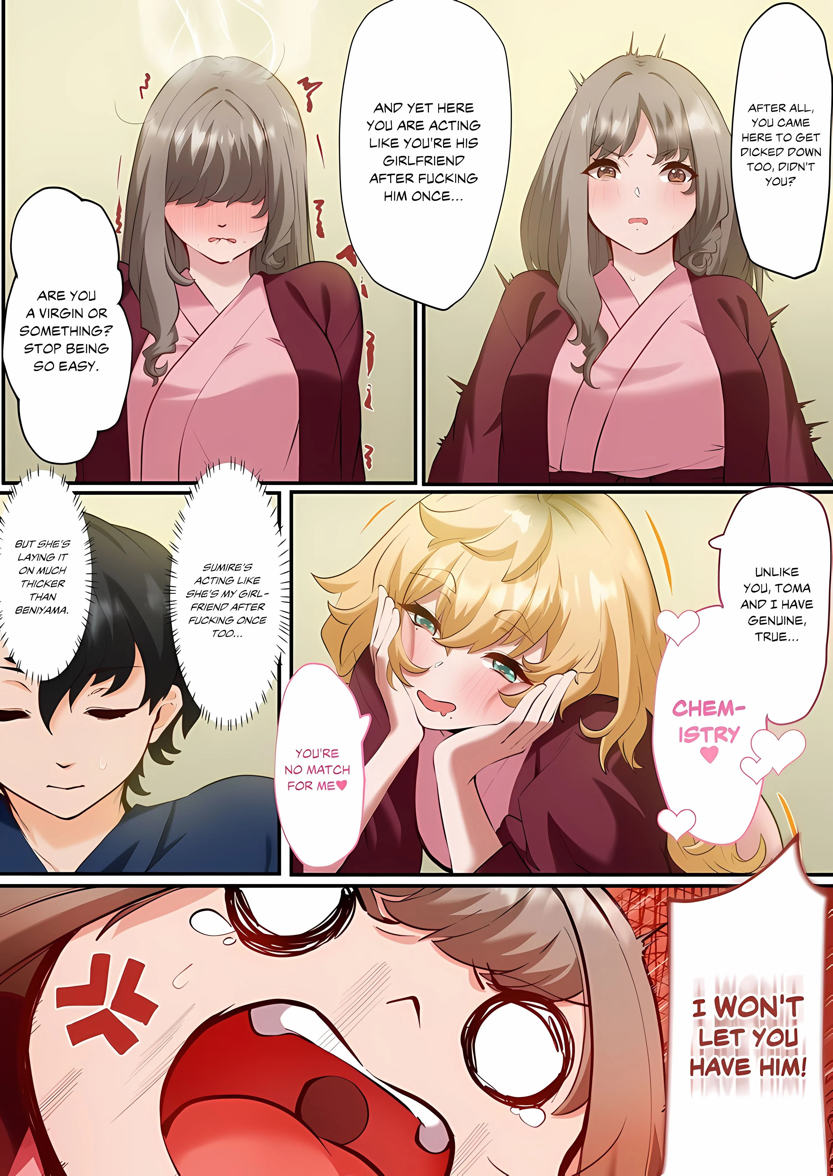 Hot Spring Love Affair: I'm Looking for a Girlfriend, but These Girls Just Want Sex! chapter 7 page 4