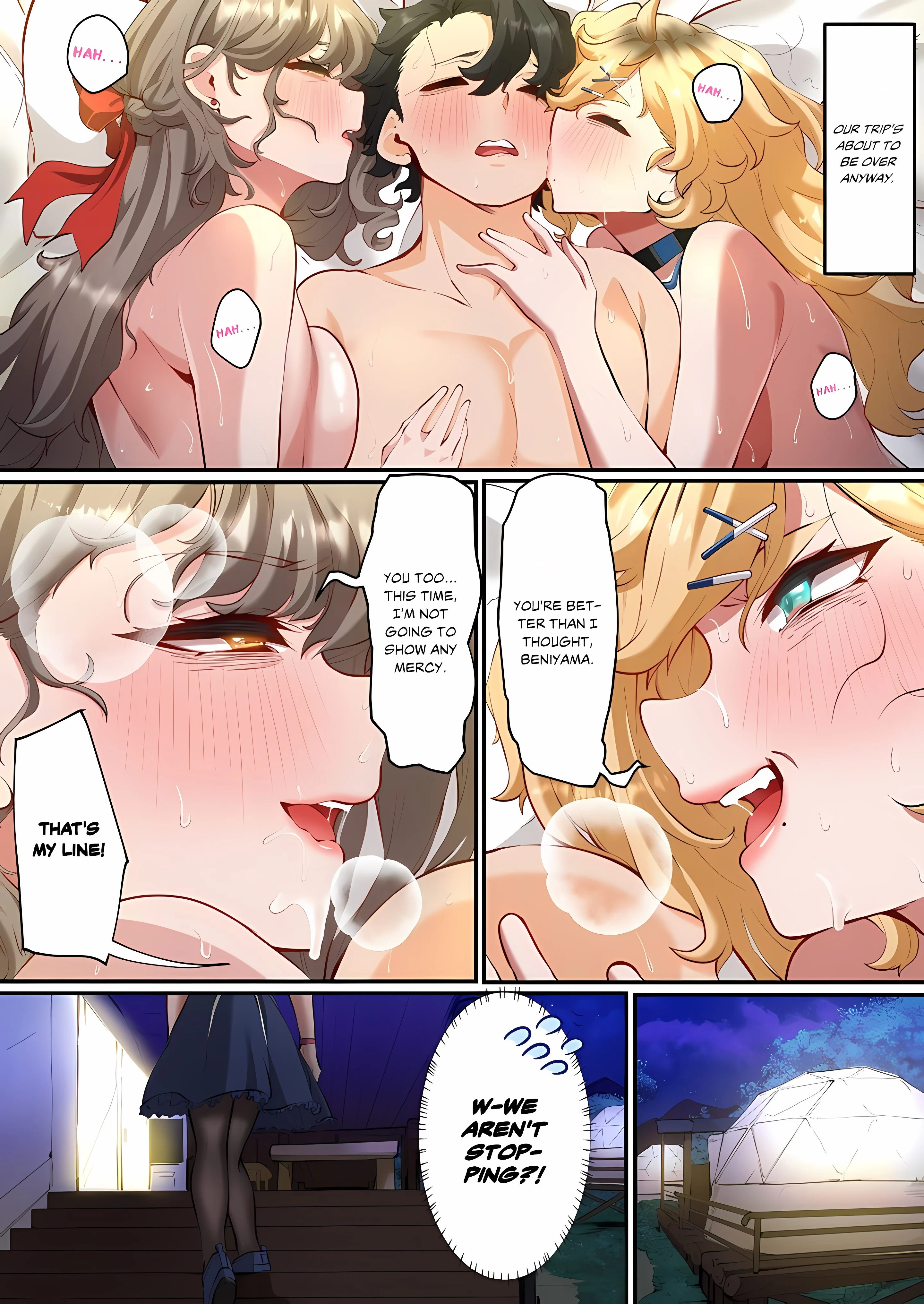Hot Spring Love Affair: I'm Looking for a Girlfriend, but These Girls Just Want Sex! chapter 9 page 8