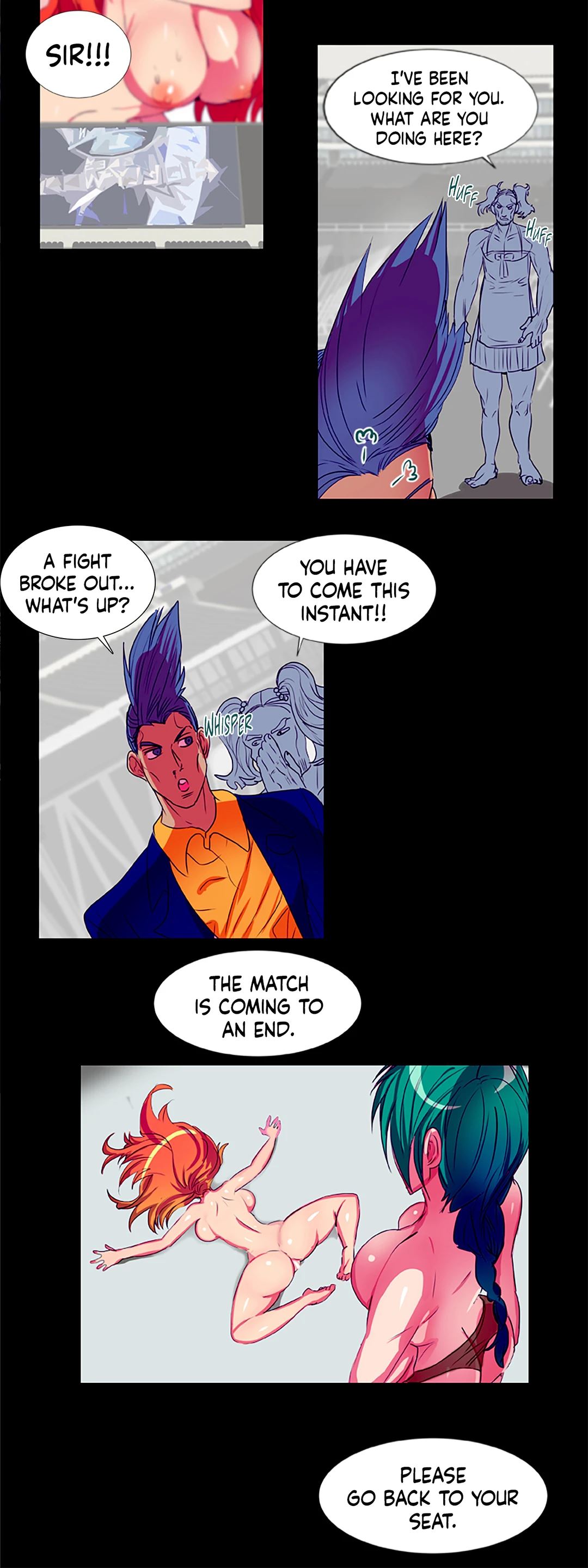 Hottie in the Ring chapter 9 page 2