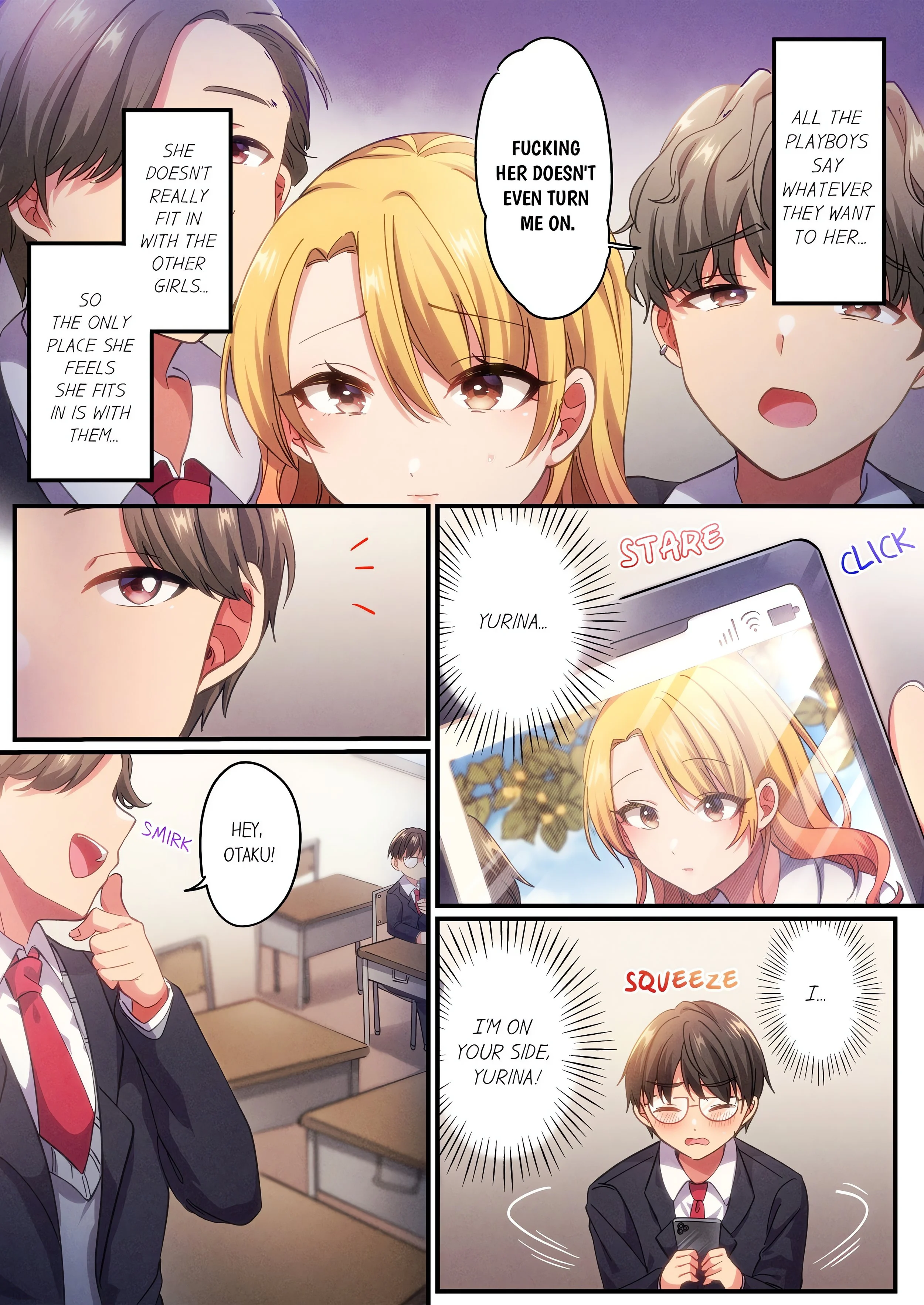 How the Girl with No Self-Esteem Became the Class Otaku’s Plaything (Uncensored) chapter 1 page 5