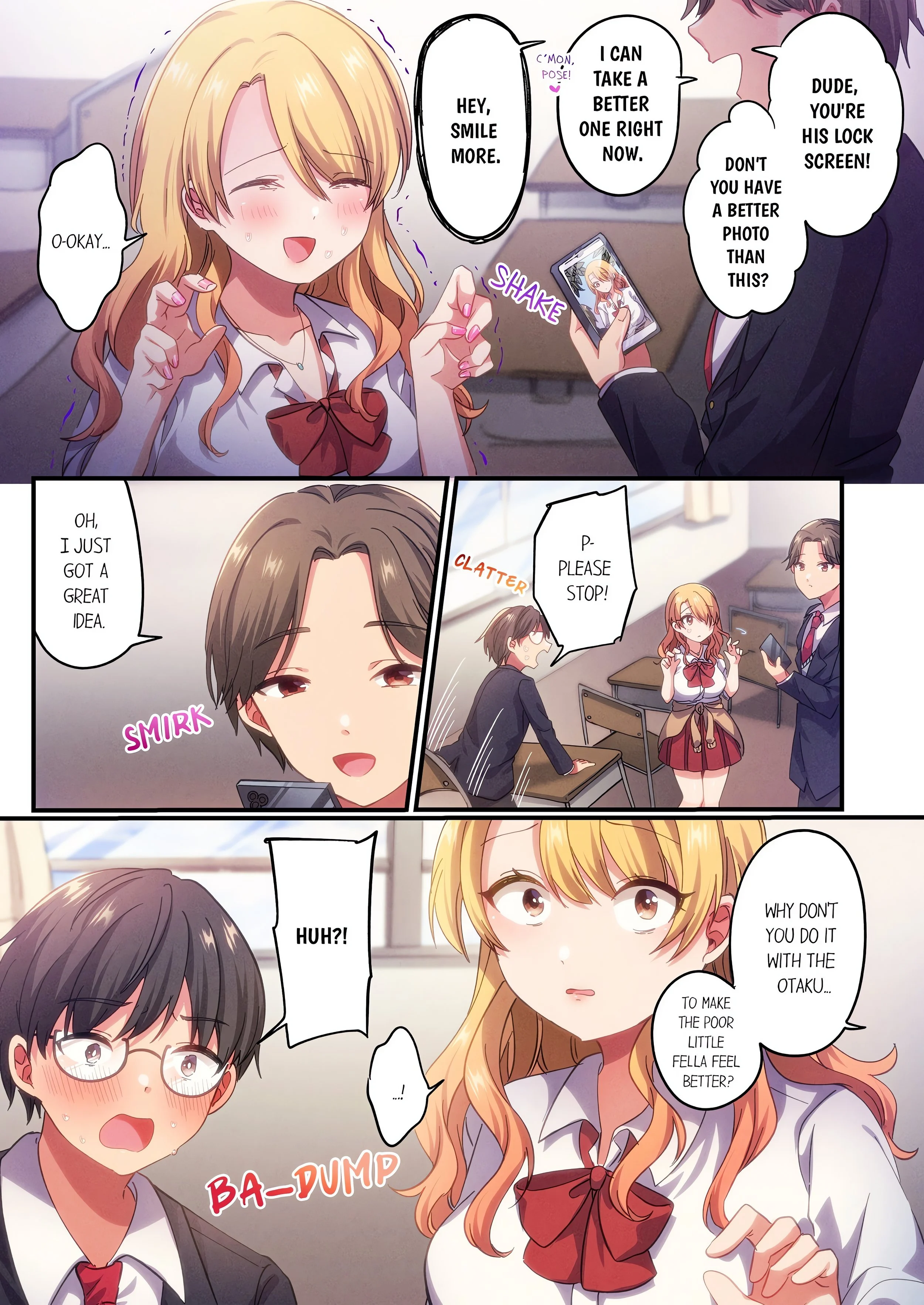 How the Girl with No Self-Esteem Became the Class Otaku’s Plaything (Uncensored) chapter 1 page 7