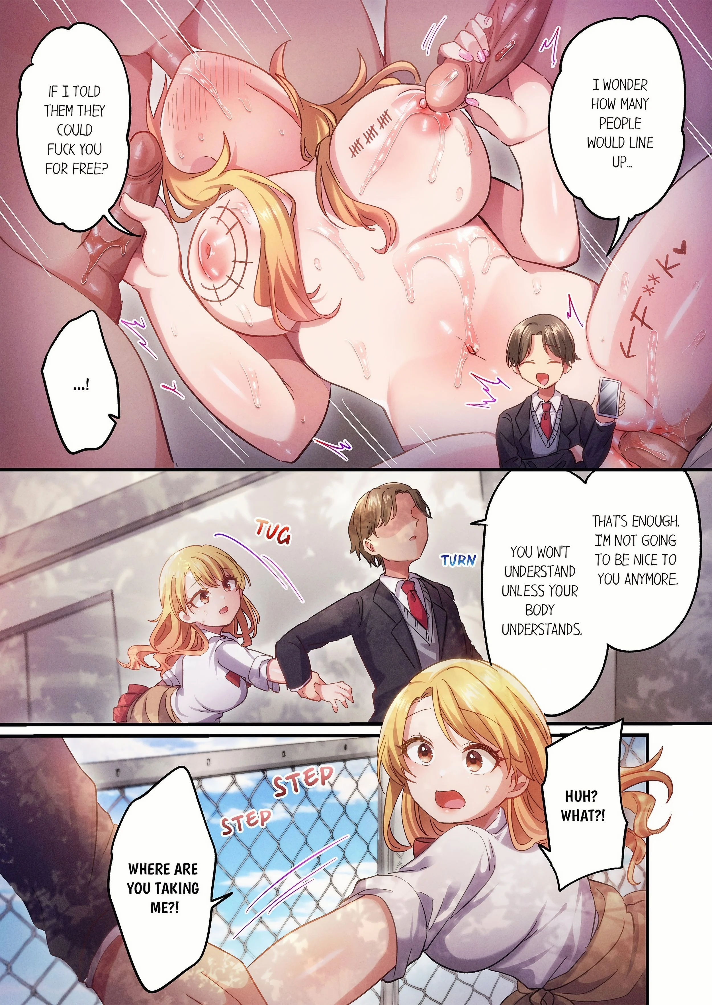 How the Girl with No Self-Esteem Became the Class Otaku’s Plaything (Uncensored) chapter 15 page 7
