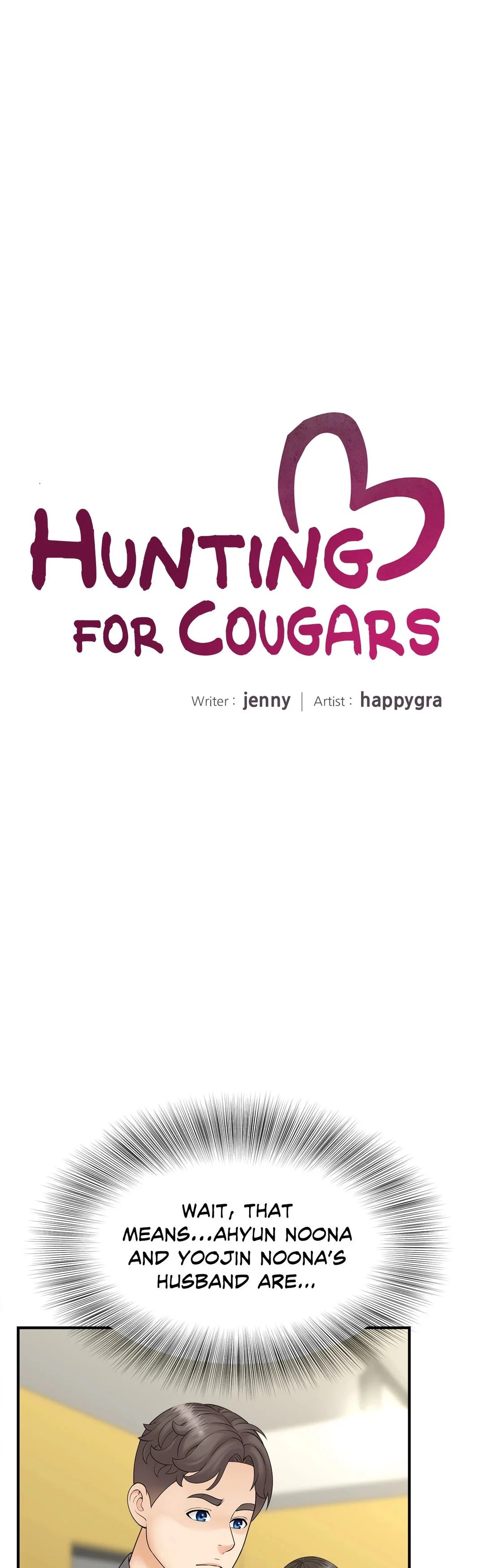 Hunting for Cougars chapter 9 page 1