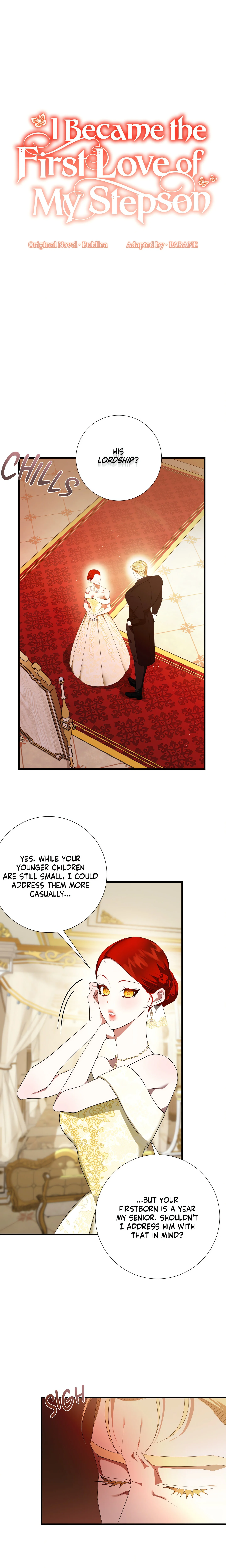 I Became the First Love of My Stepson (Uncensored) chapter 3 page 1