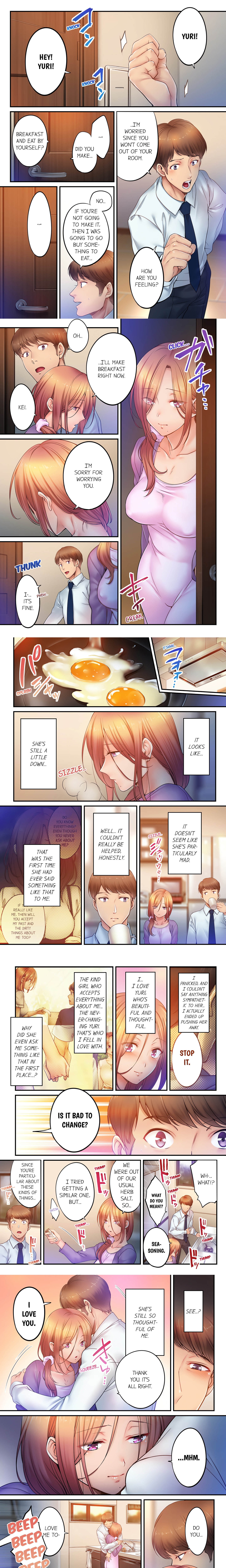 I Can’t Resist His Massage! Cheating in Front of My Husband’s Eyes (Uncensored) chapter 100 page 1
