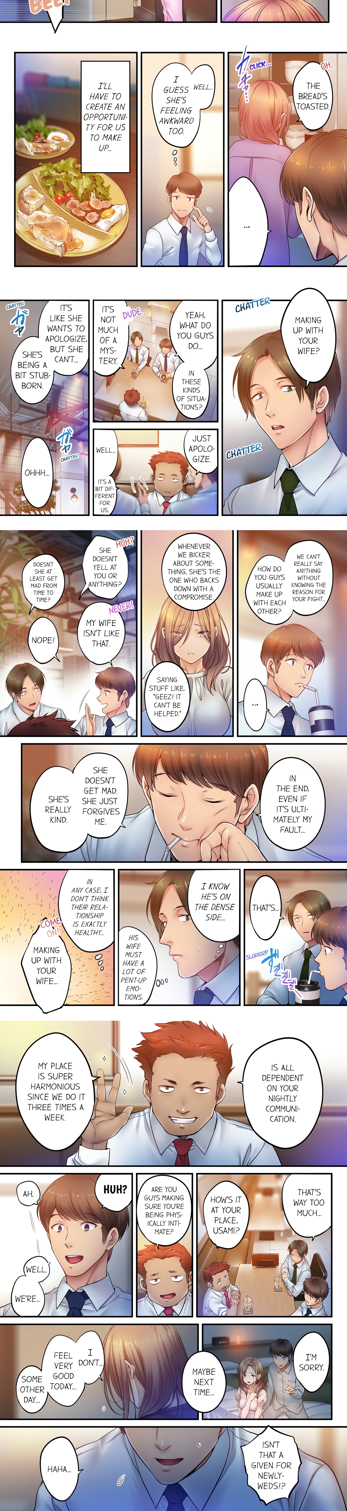 I Can’t Resist His Massage! Cheating in Front of My Husband’s Eyes (Uncensored) chapter 100 page 2