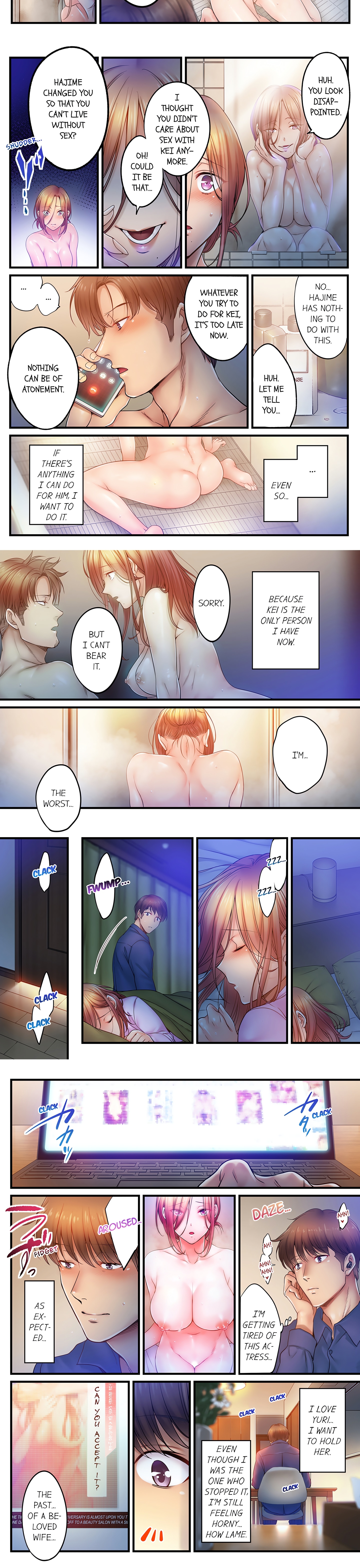 I Can’t Resist His Massage! Cheating in Front of My Husband’s Eyes (Uncensored) chapter 103 page 2