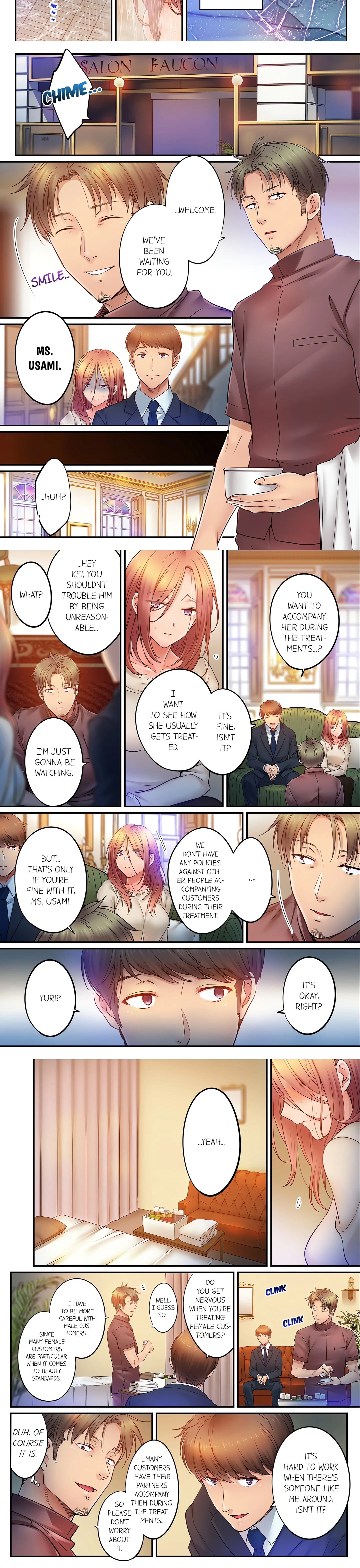 I Can’t Resist His Massage! Cheating in Front of My Husband’s Eyes (Uncensored) chapter 109 page 2