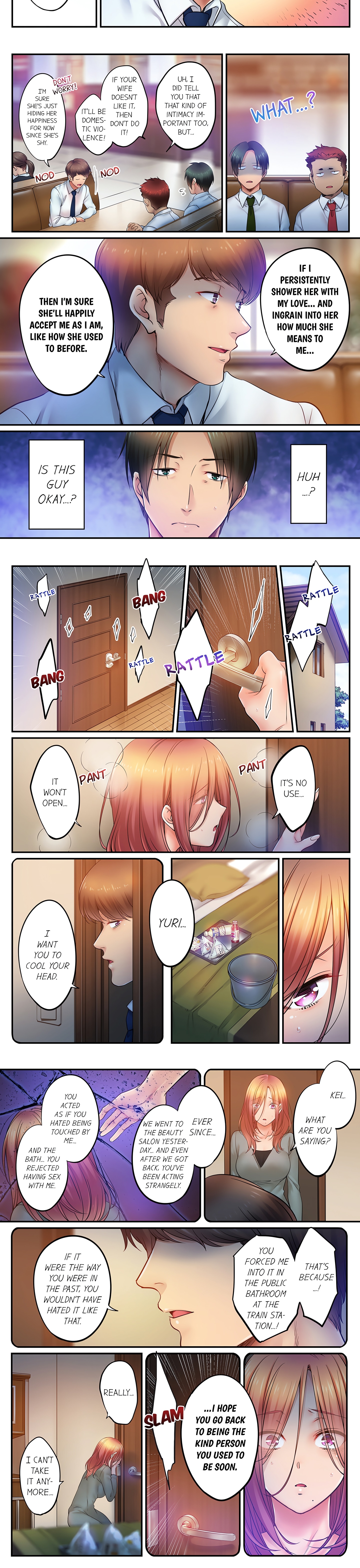 I Can’t Resist His Massage! Cheating in Front of My Husband’s Eyes (Uncensored) chapter 112 page 2
