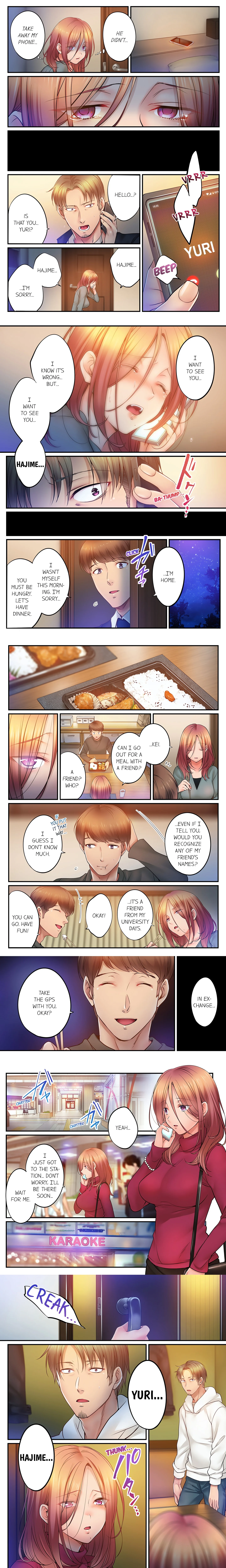 I Can’t Resist His Massage! Cheating in Front of My Husband’s Eyes (Uncensored) chapter 113 page 1