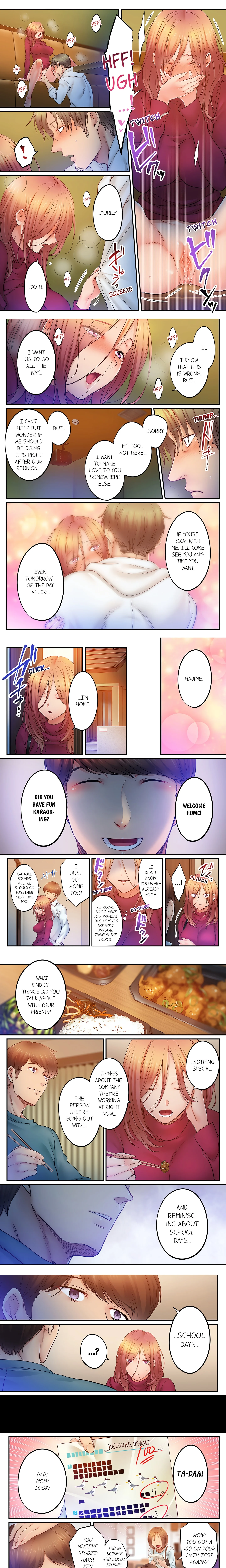 I Can’t Resist His Massage! Cheating in Front of My Husband’s Eyes (Uncensored) chapter 115 page 1