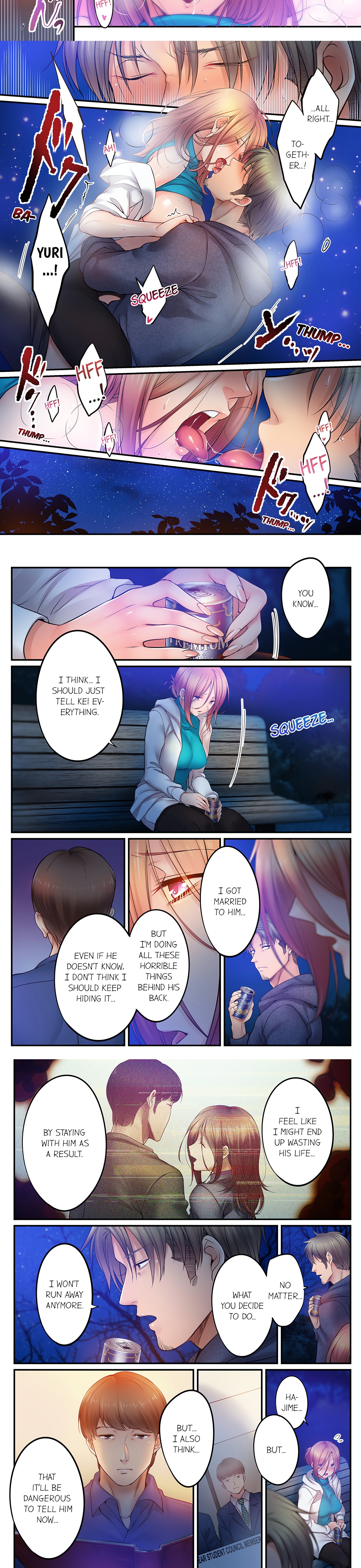 I Can’t Resist His Massage! Cheating in Front of My Husband’s Eyes (Uncensored) chapter 117 page 2
