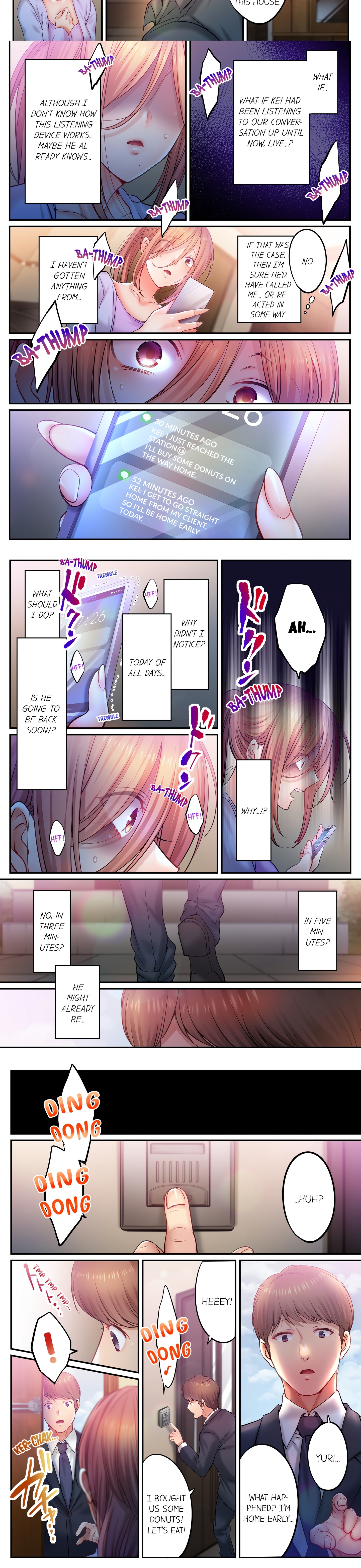 I Can’t Resist His Massage! Cheating in Front of My Husband’s Eyes (Uncensored) chapter 124 page 2