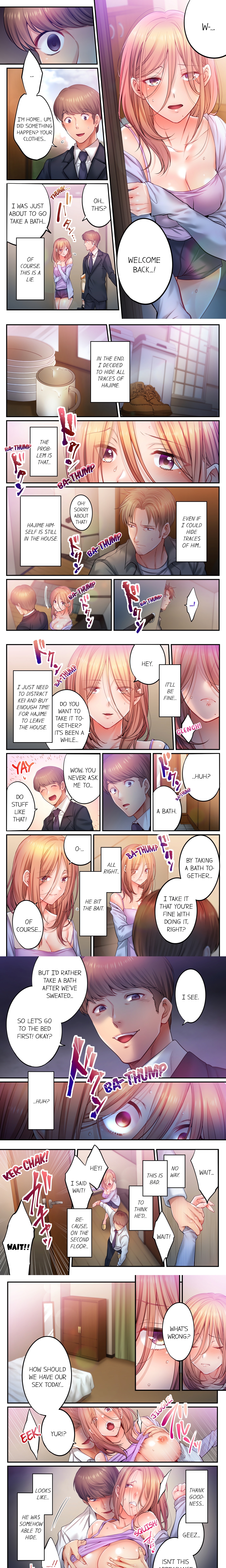 I Can’t Resist His Massage! Cheating in Front of My Husband’s Eyes (Uncensored) chapter 125 page 1