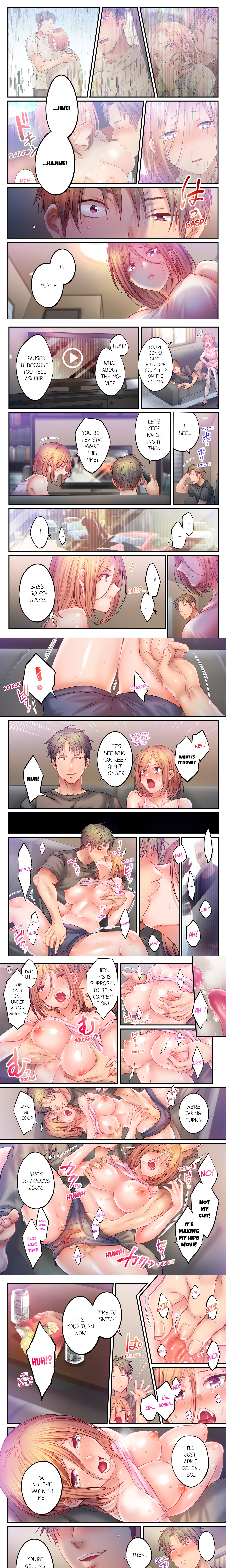 I Can’t Resist His Massage! Cheating in Front of My Husband’s Eyes (Uncensored) chapter 128 page 1