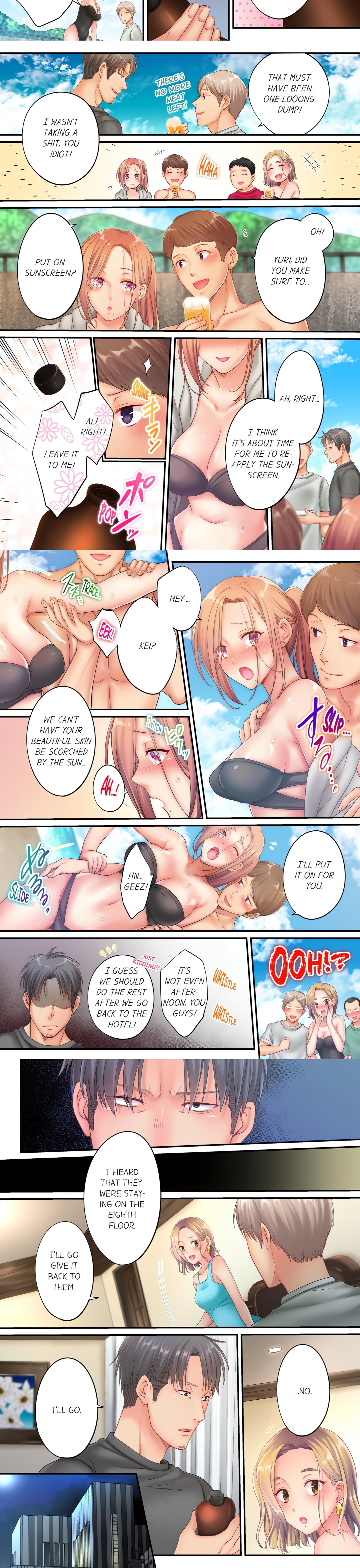 I Can’t Resist His Massage! Cheating in Front of My Husband’s Eyes (Uncensored) chapter 40 page 2