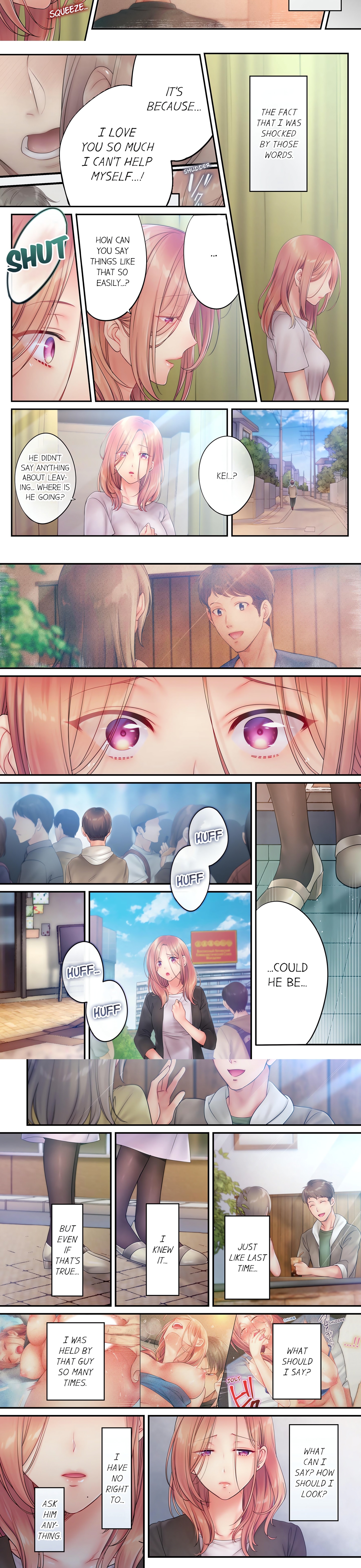 I Can’t Resist His Massage! Cheating in Front of My Husband’s Eyes (Uncensored) chapter 46 page 2