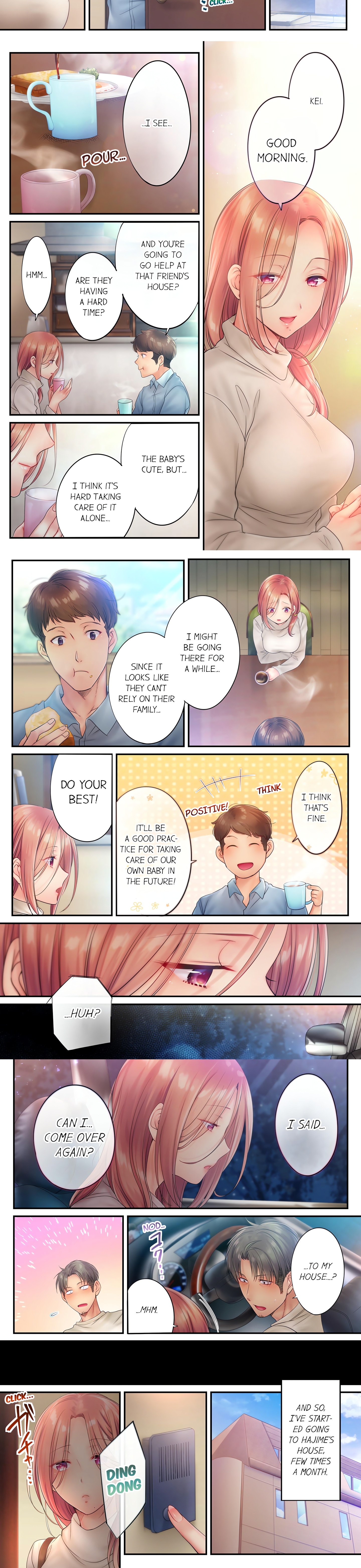 I Can’t Resist His Massage! Cheating in Front of My Husband’s Eyes (Uncensored) chapter 50 page 2