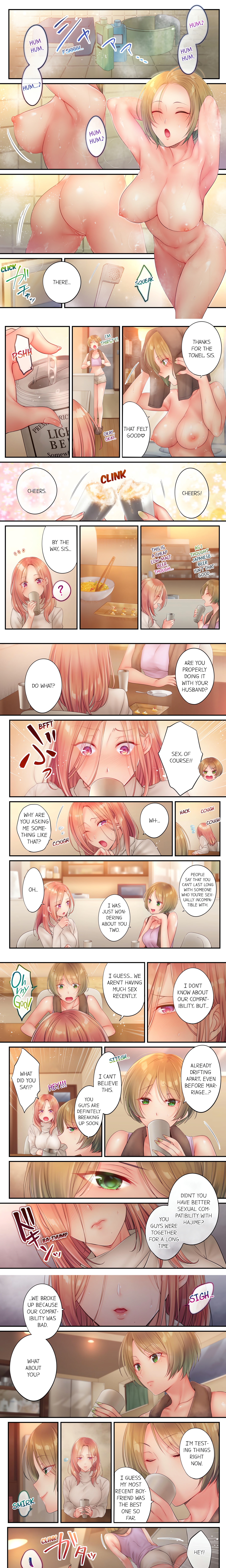 I Can’t Resist His Massage! Cheating in Front of My Husband’s Eyes (Uncensored) chapter 58 page 1