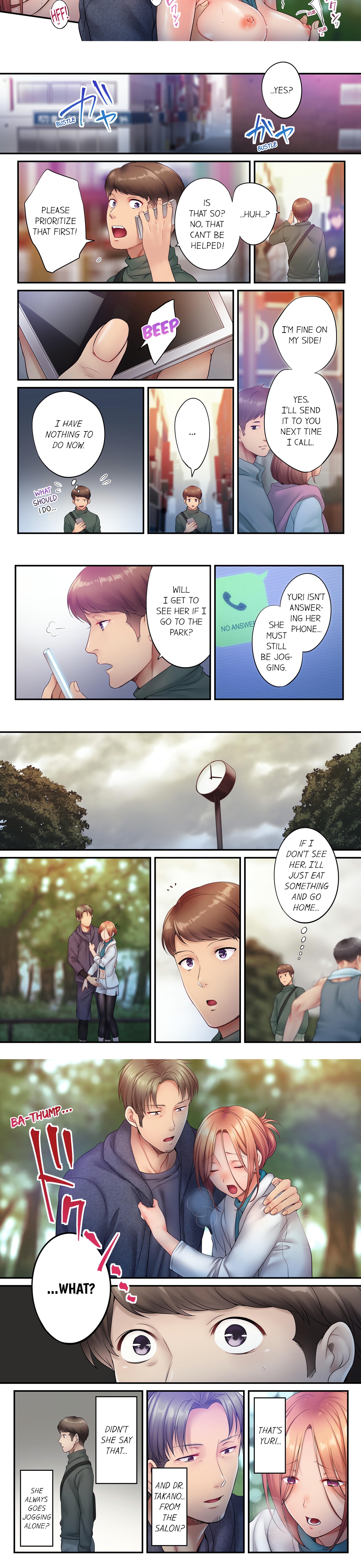 I Can’t Resist His Massage! Cheating in Front of My Husband’s Eyes (Uncensored) chapter 81 page 2