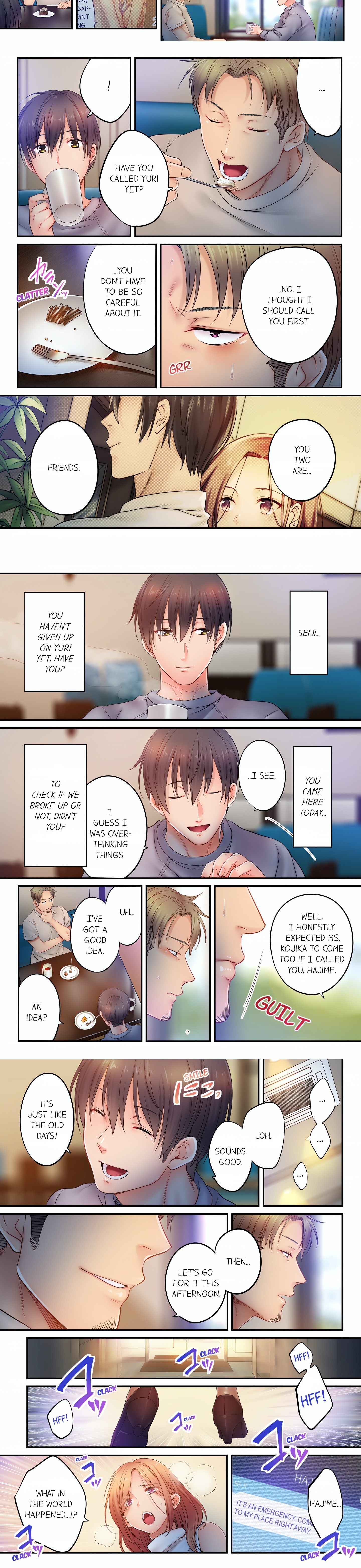 I Can’t Resist His Massage! Cheating in Front of My Husband’s Eyes (Uncensored) chapter 88 page 2