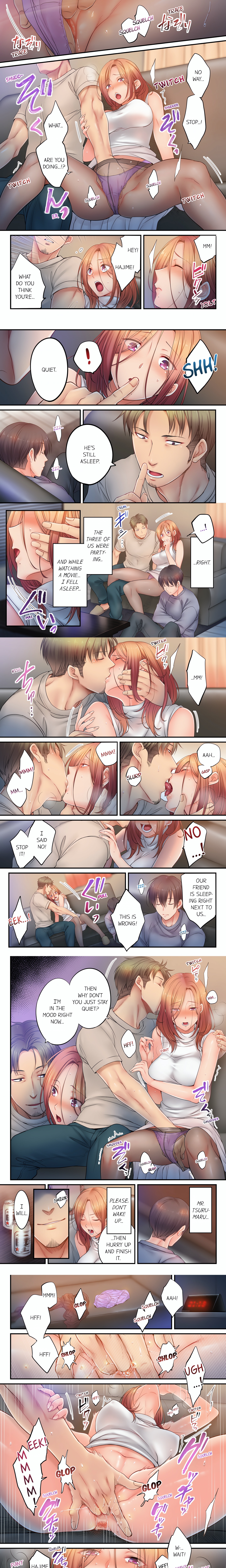I Can’t Resist His Massage! Cheating in Front of My Husband’s Eyes (Uncensored) chapter 90 page 1