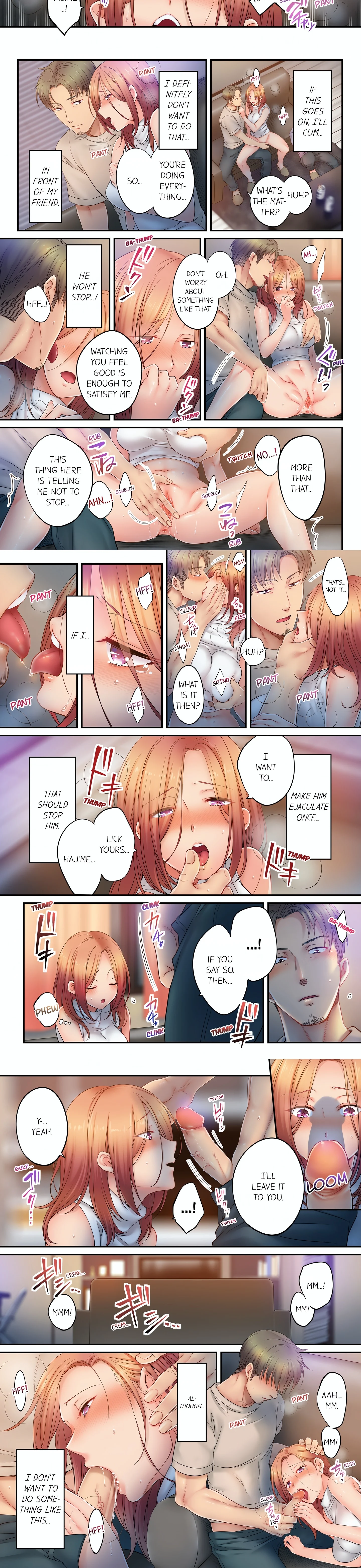 I Can’t Resist His Massage! Cheating in Front of My Husband’s Eyes (Uncensored) chapter 90 page 2