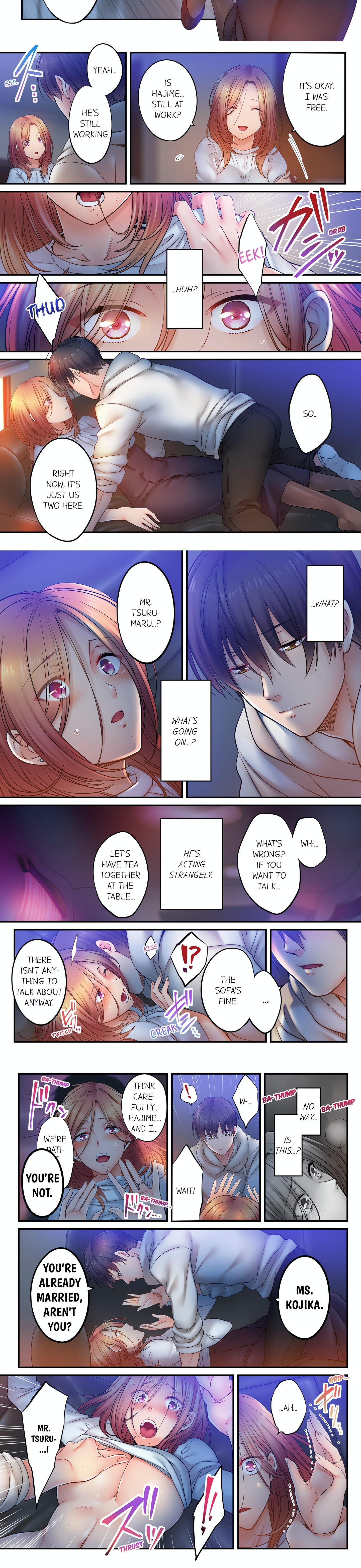 I Can’t Resist His Massage! Cheating in Front of My Husband’s Eyes (Uncensored) chapter 95 page 2