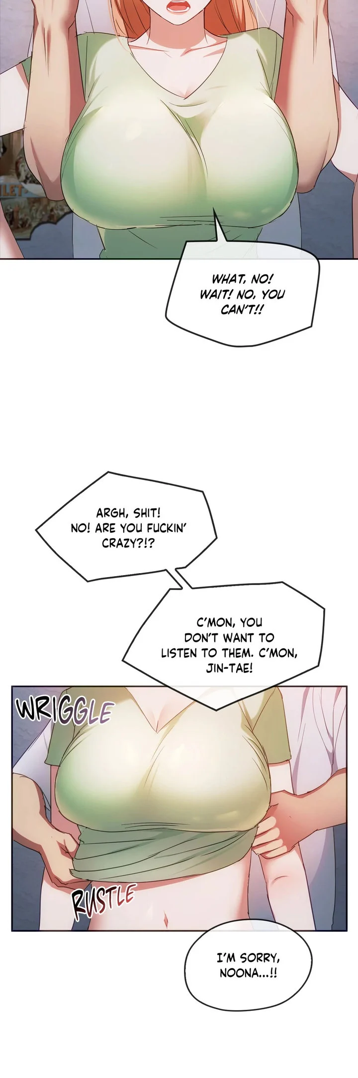 I Can’t Stand It, Ajumma chapter 18 page 12