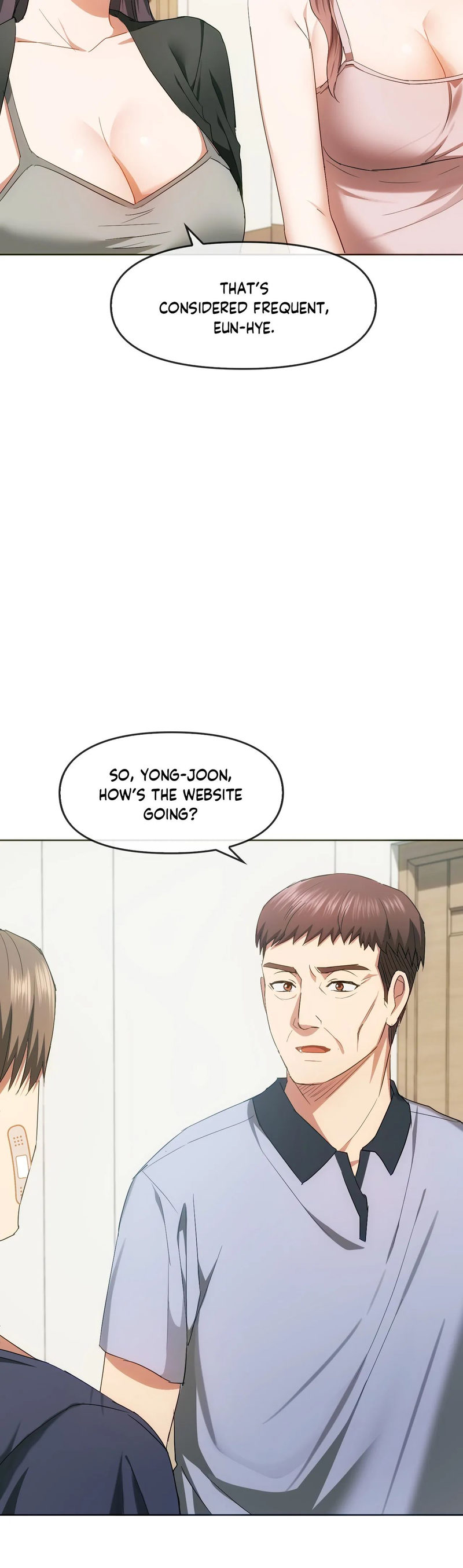 I Can’t Stand It, Ajumma chapter 21 page 6