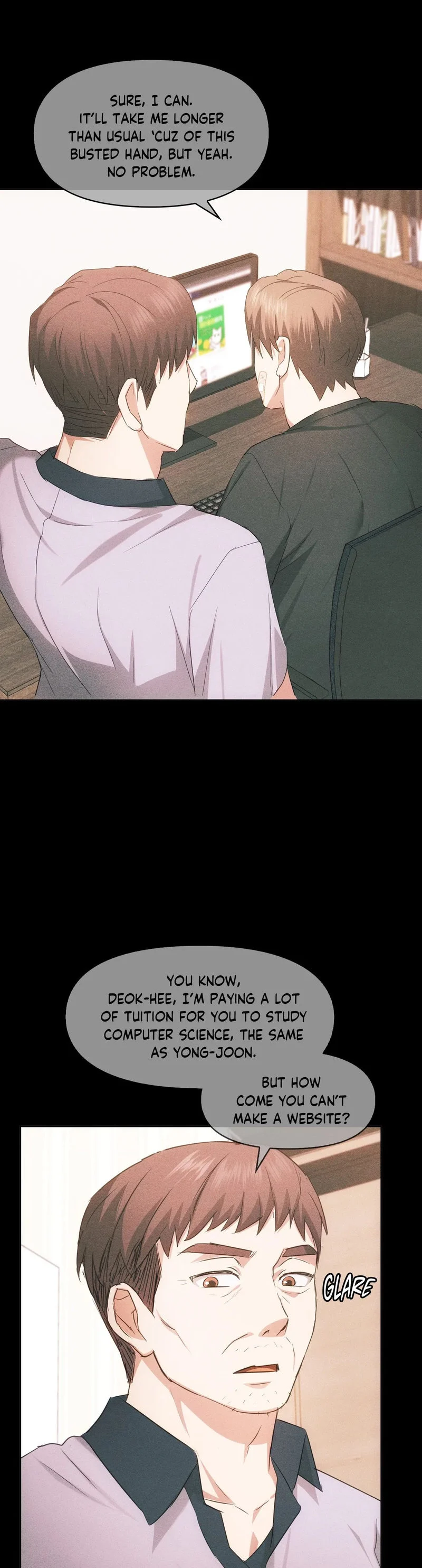 I Can’t Stand It, Ajumma chapter 21 page 9
