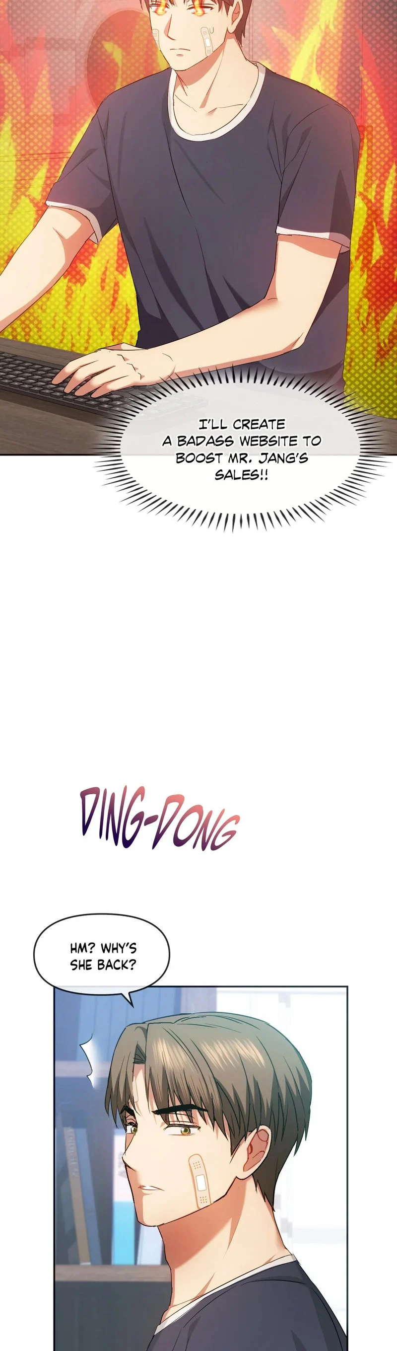 I Can’t Stand It, Ajumma chapter 21 page 44