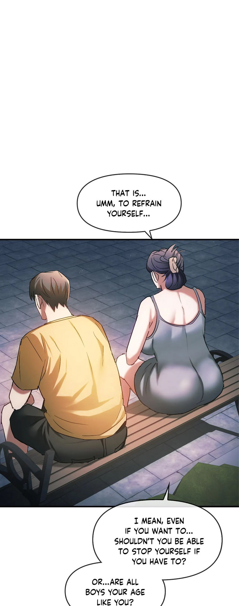 I Can’t Stand It, Ajumma chapter 27 page 53