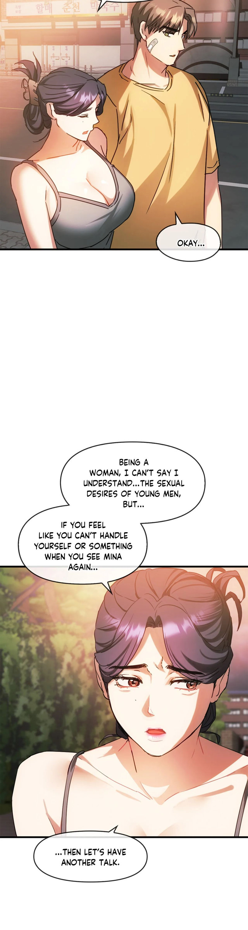 I Can’t Stand It, Ajumma chapter 28 page 12