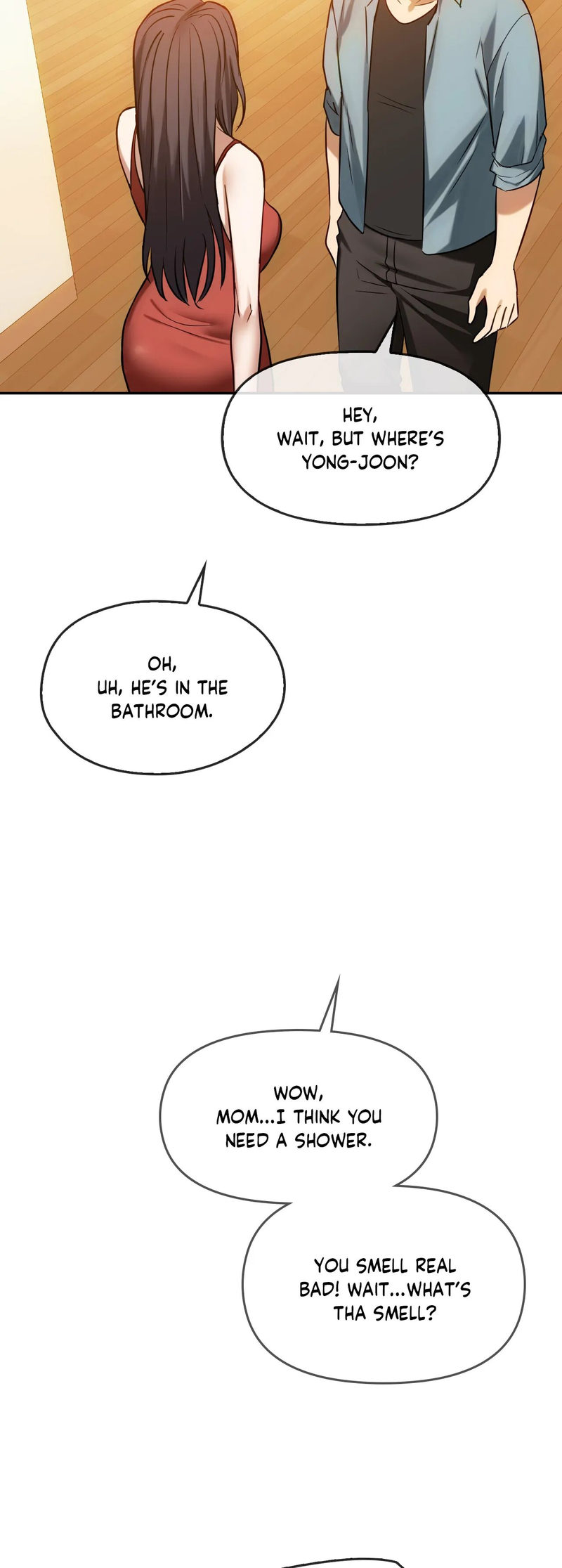 I Can’t Stand It, Ajumma chapter 45 page 18