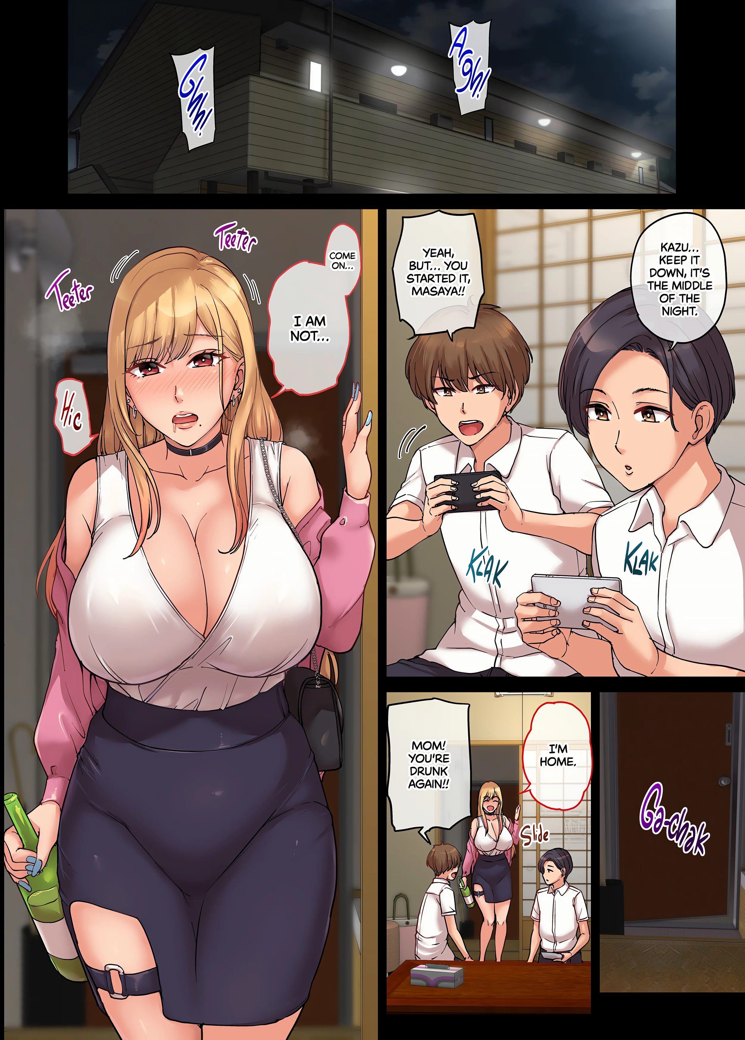 I Met My Friend’s Gyaru Mom in a Soapland chapter 1 page 3