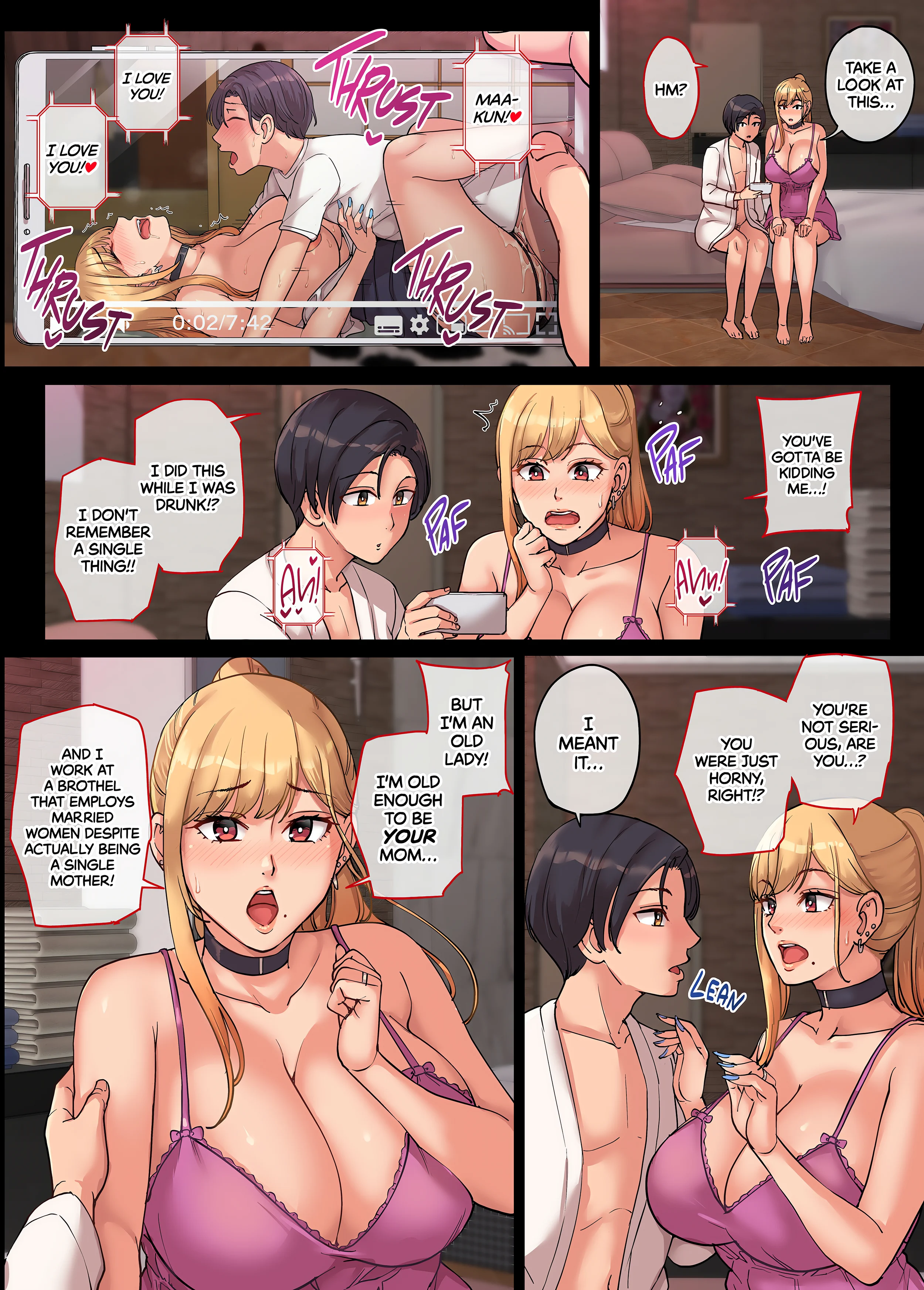 I Met My Friend’s Gyaru Mom in a Soapland chapter 1 page 33