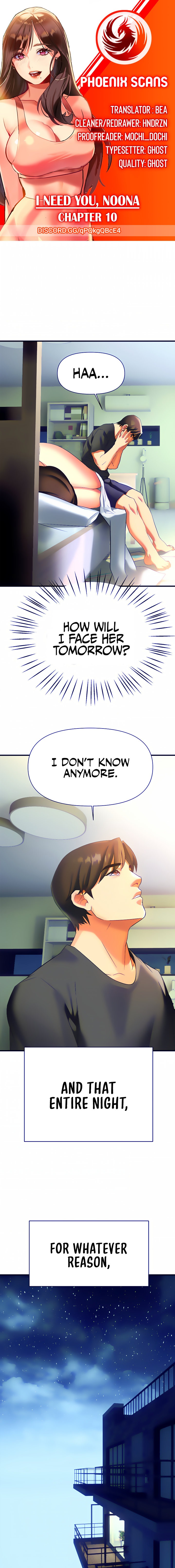 I Need You, Noona chapter 10 page 1