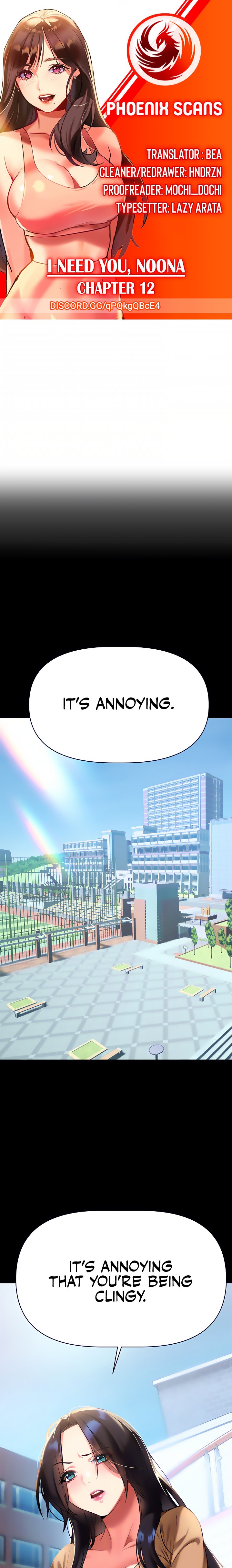 I Need You, Noona chapter 12 page 1