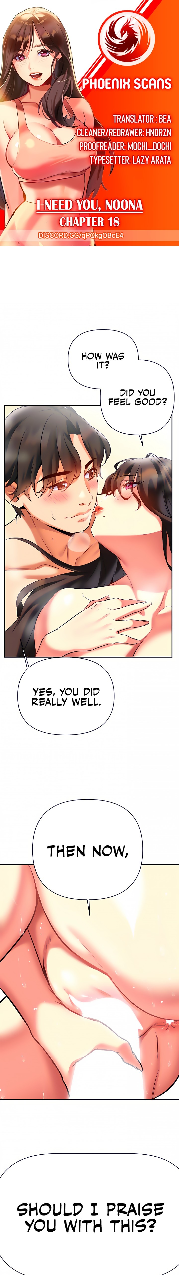 I Need You, Noona chapter 18 page 1