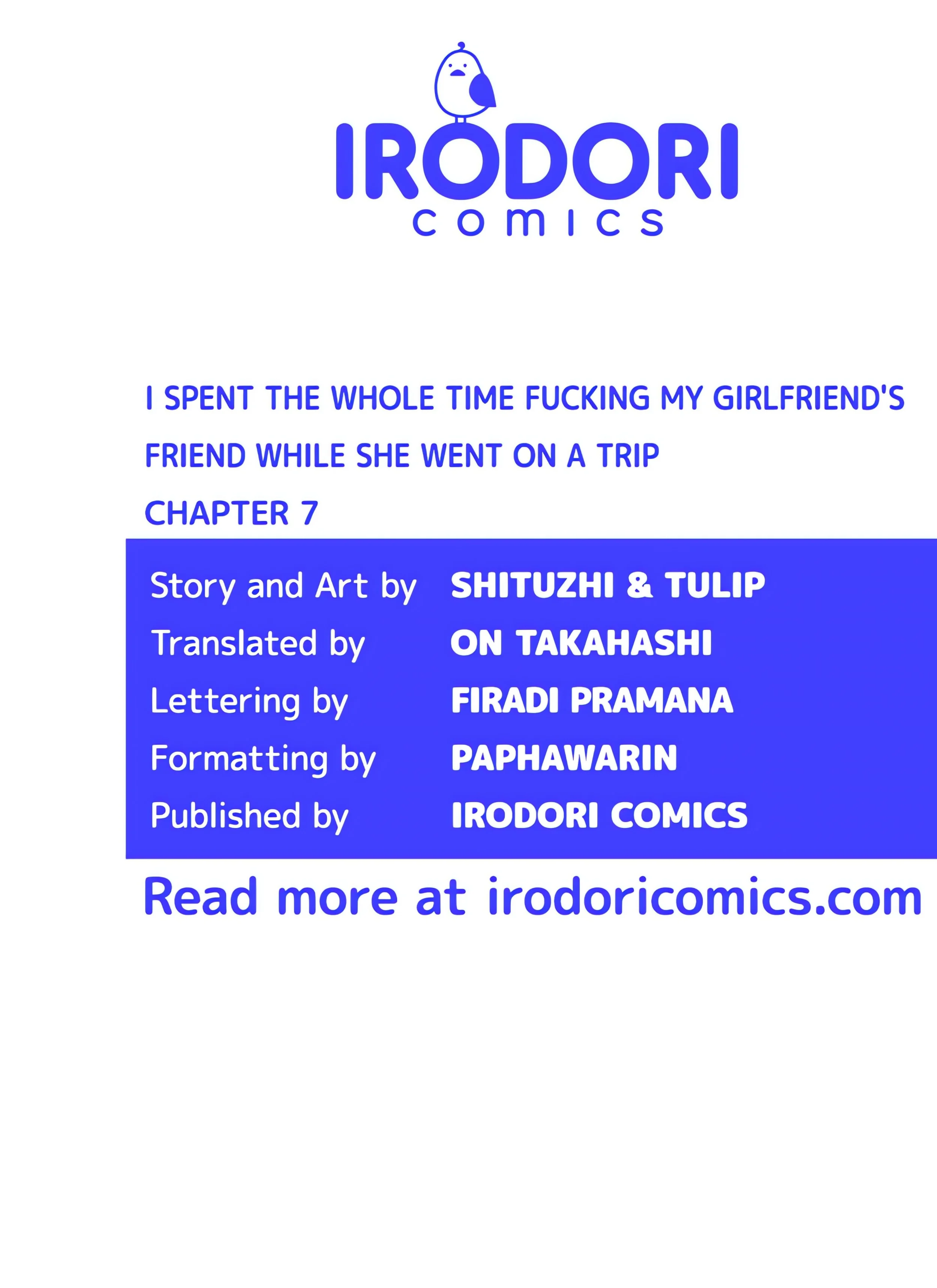 I Spent the Whole Time Fucking My Girlfriend’s Friend While She Went on a Trip chapter 7 page 39