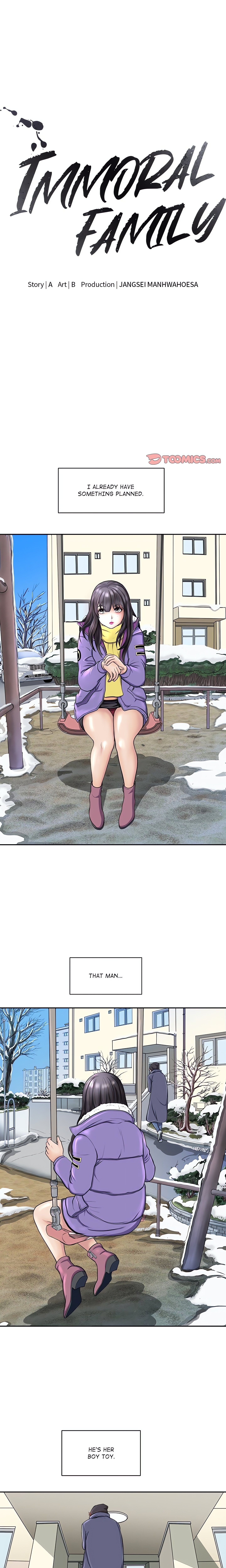 Immoral Family chapter 2 page 1