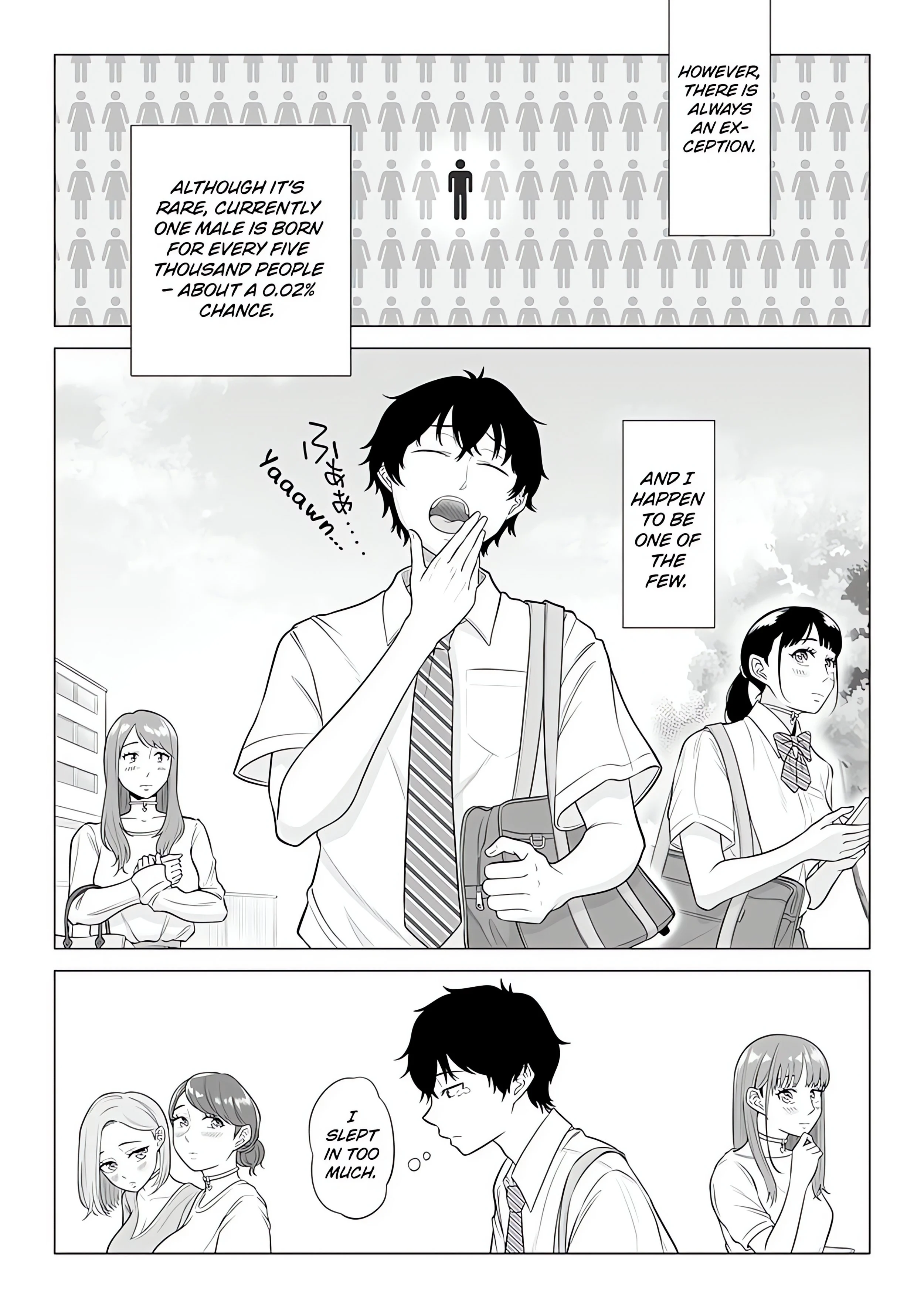 In a World Where Males Are Nearly Extinct, Semen Has Become a Precious Resource. chapter 1 page 4