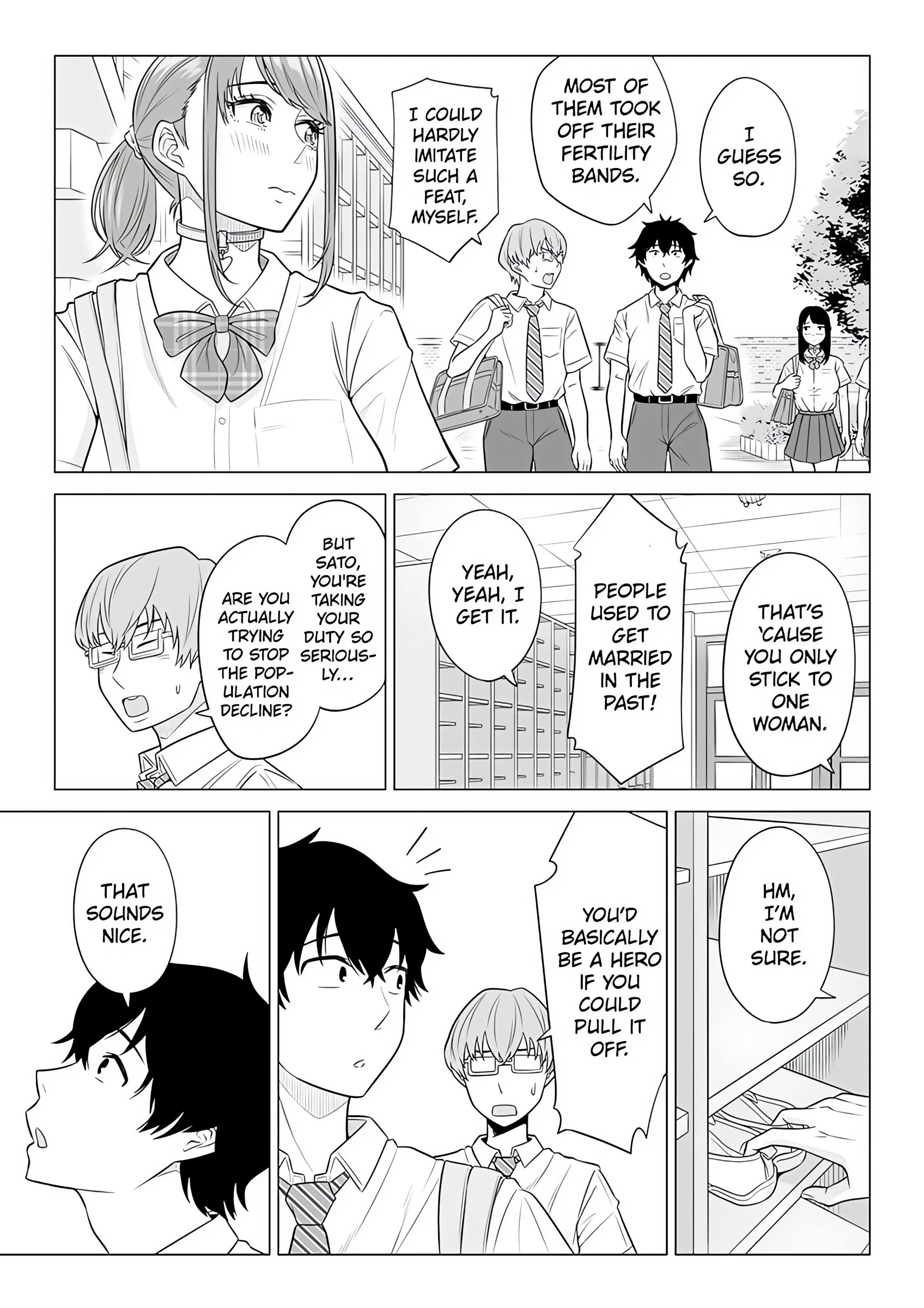 In a World Where Males Are Nearly Extinct, Semen Has Become a Precious Resource. chapter 13 page 3