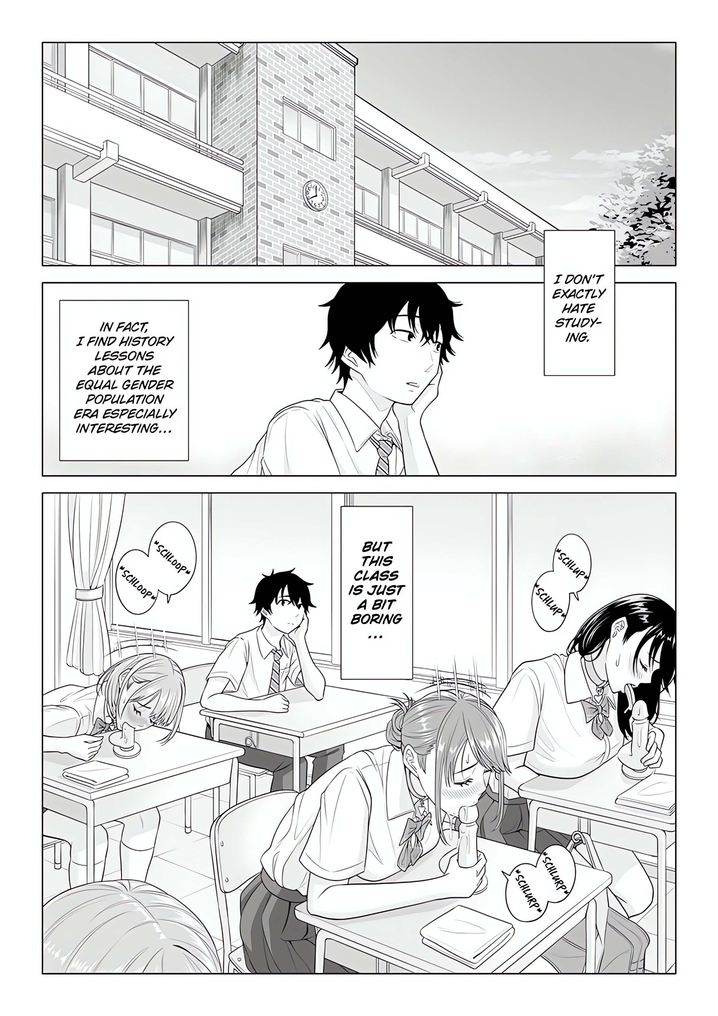 In a World Where Males Are Nearly Extinct, Semen Has Become a Precious Resource. chapter 16 page 3