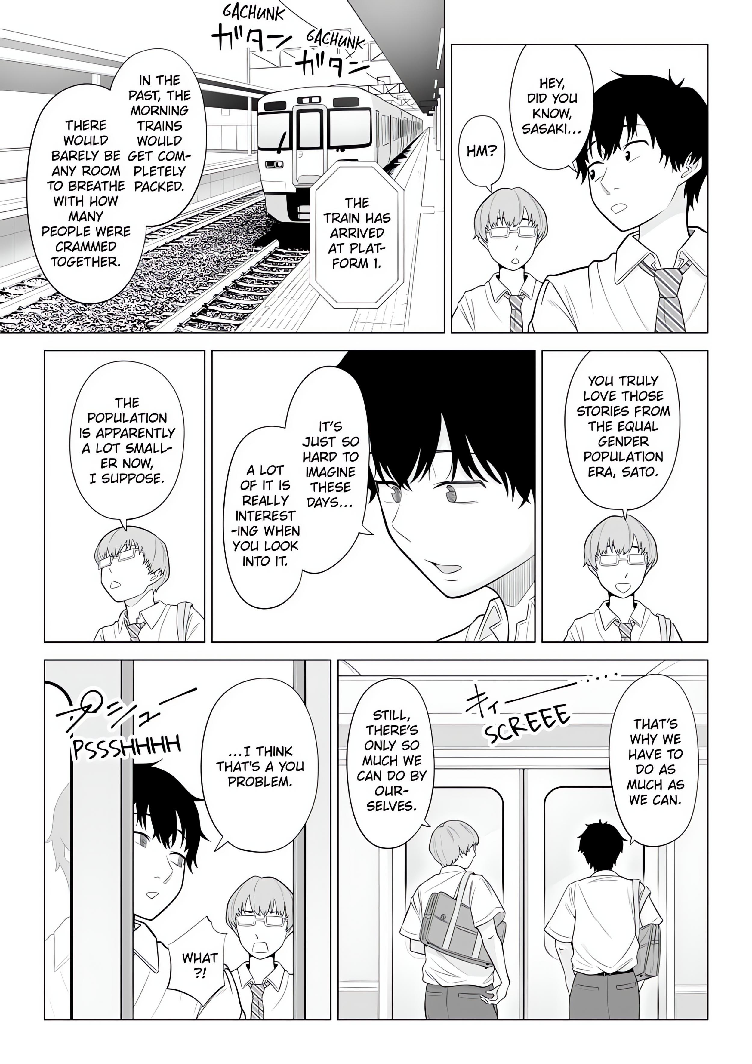 In a World Where Males Are Nearly Extinct, Semen Has Become a Precious Resource. chapter 2 page 1