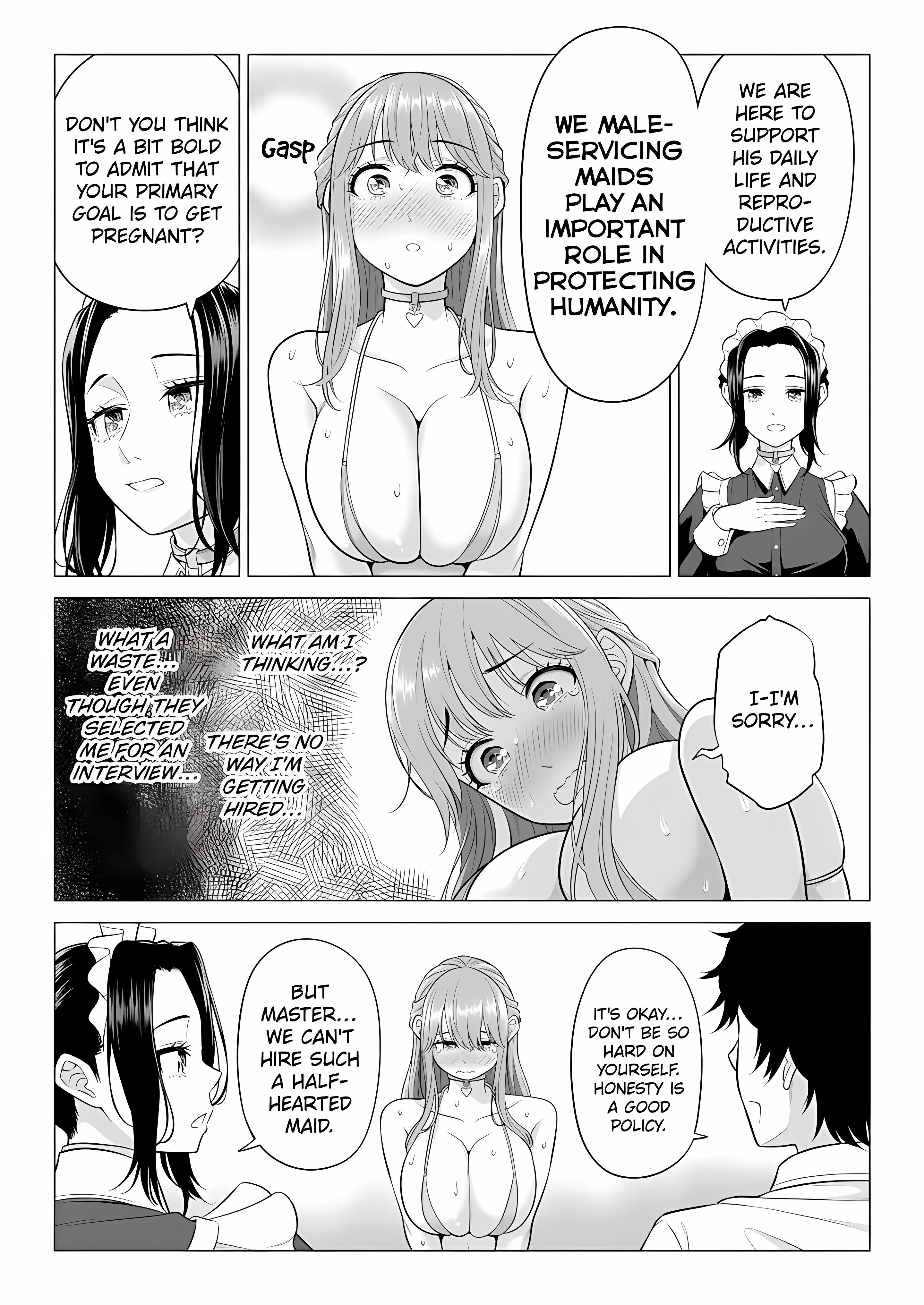 In a World Where Males Are Nearly Extinct, Semen Has Become a Precious Resource. chapter 29 page 12
